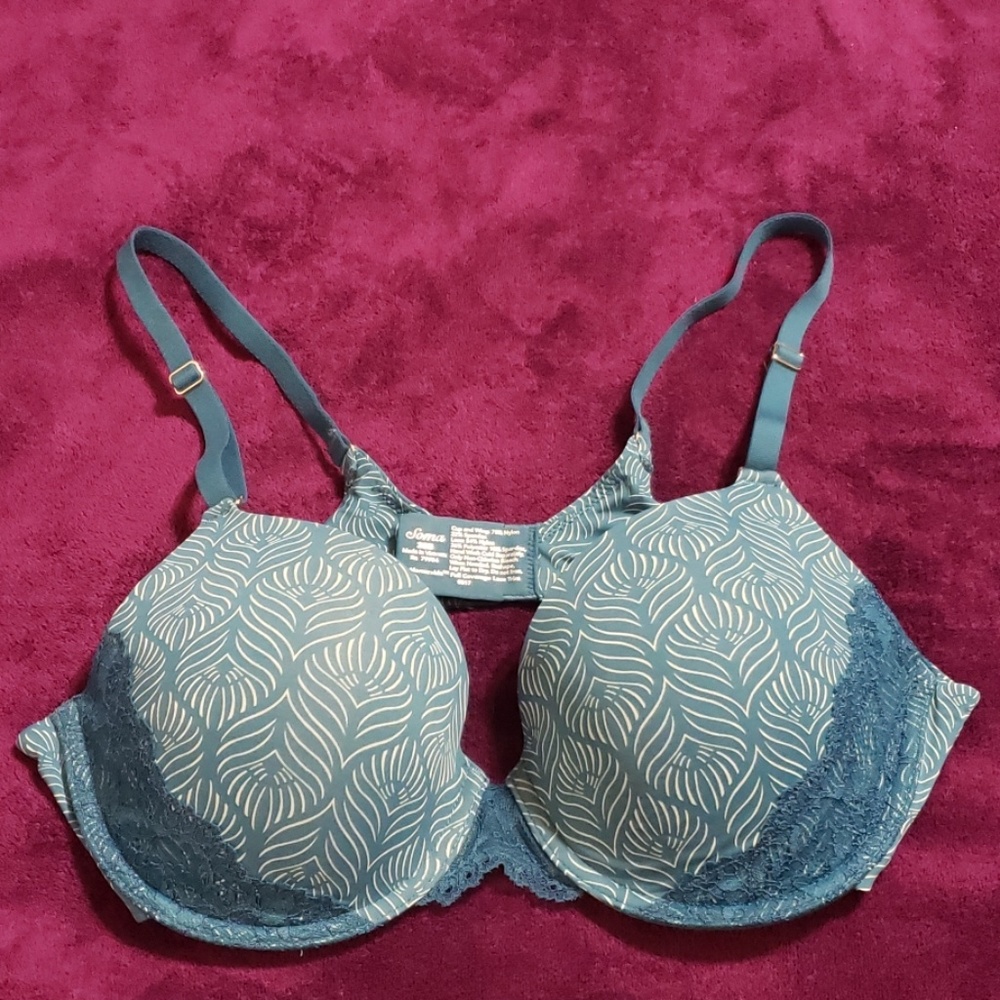 Soma 38B Memorable Full Coverage Lace Trim